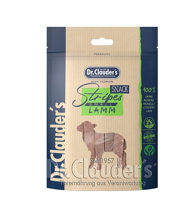 Gardums suņiem DR.CLAUDER'S jēra filejas stēmeles, 80g