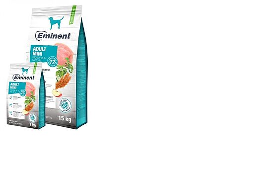 Suņu barība EMINENT Mini, mazo šķirņu pieaugušiem suņiem, 3kg