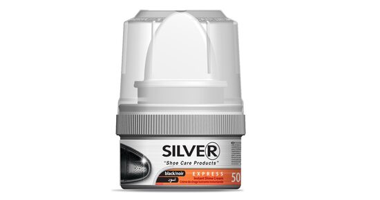 Apavu krēms SILVER Instant, melns, 50ml