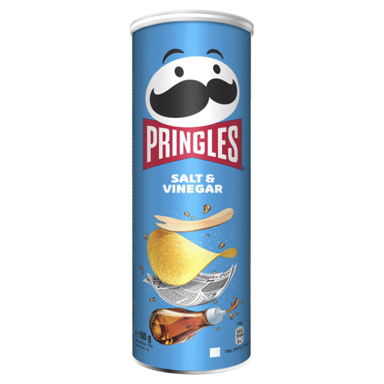PRINGLES Salt&vinegar, 165g