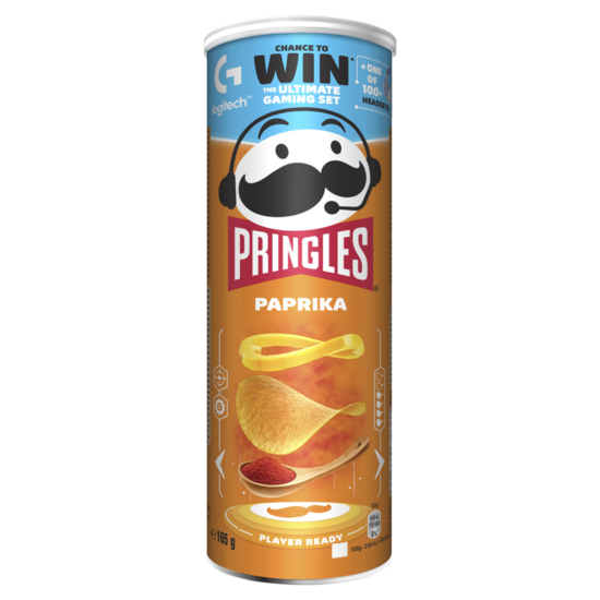 PRINGLES Paprika Gaming, 165 g