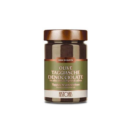 Olīvas, bez kauliņiem, eļļā  RISTORIS Taggiasche, 295g/180g