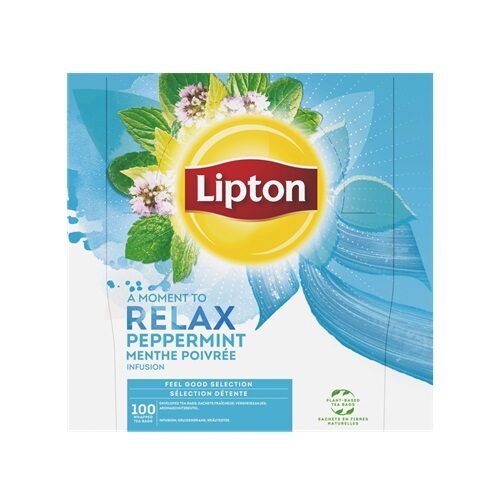 Piparmētru tēja LIPTON, 100 gab. x 1.8g