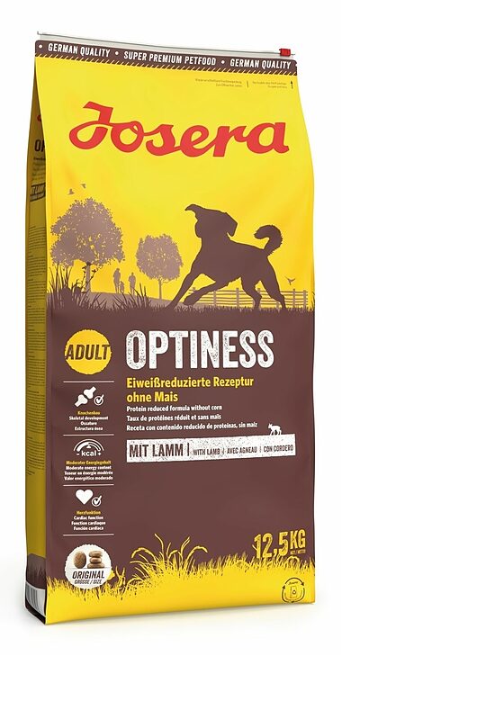 Sausā barība suņiem JOSERA Optiness,ar samazinātu proteīna saturu, 12.5kg