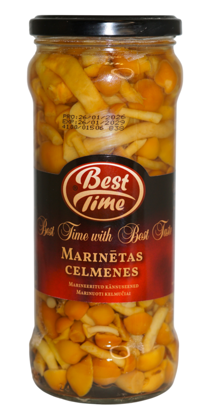 Sēnes marinētas celmenes BEST TIME, 530g/315g