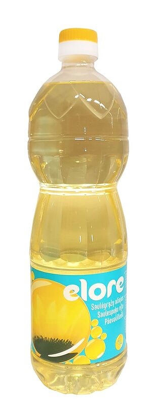 Saulespuķu eļļa ELORE, 1l