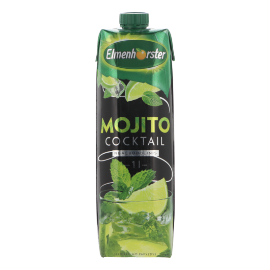 Sulas dzēriens ELMENHORSTER Mojito, laima-citrona, 1l
