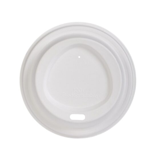 Vāki papīra glāzēm, cukurniedru, balti D 80mm,  0.225kg, 50gab