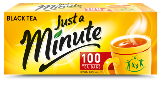 Melnā tēja JUST A MINUTE, 100x1,4g