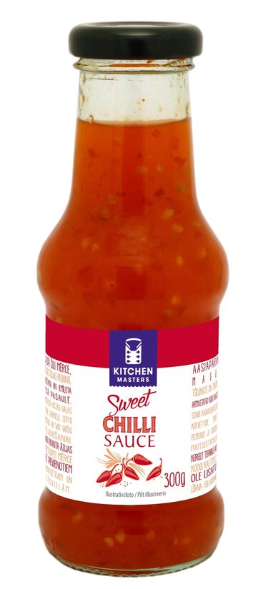 Saldā čili mērce KITCHEN MASTERS, 300g