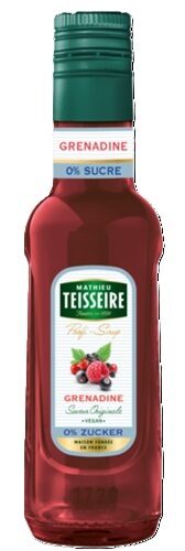 Sīrups TEISSEIRE Grenadīns, ar saldinātājiem, 0.25l (DEP)