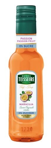 Sīrups TEISSEIRE Pasifloru, ar saldinātājiem, 0.25l (DEP)