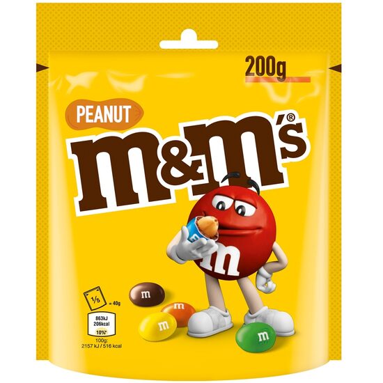 M&M's Peanut pouch bag 200g