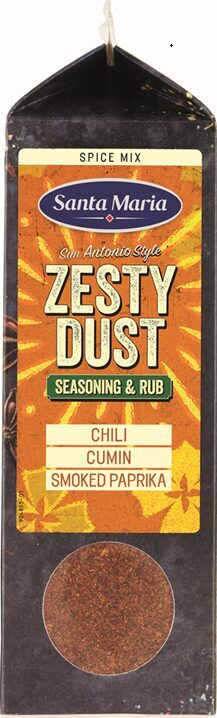 Zesty Dust garšvielu maisījums & marināde 545g, Santa Maria