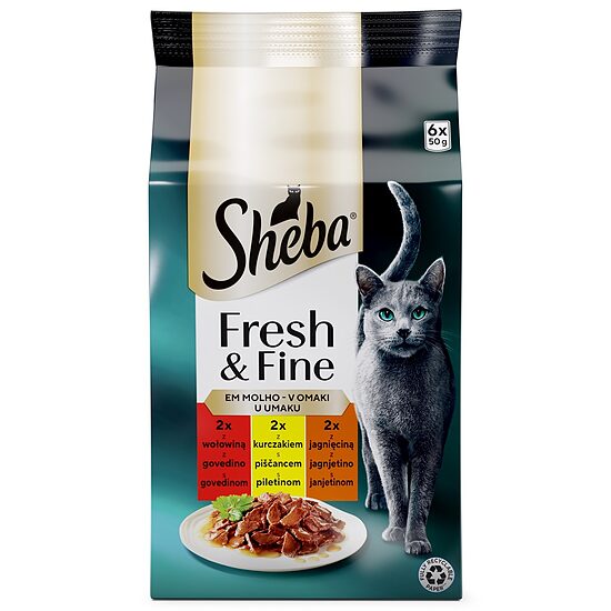 SHEBA mini gaļas izlase 6x50g