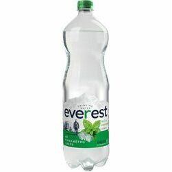 Ūdens EVEREST ar piparmētru, gāzēts, PET, 1.5l (DEP)