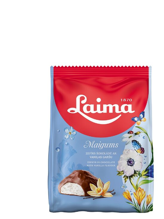 Zefīrs šokolādē LAIMA Maigums, 175g