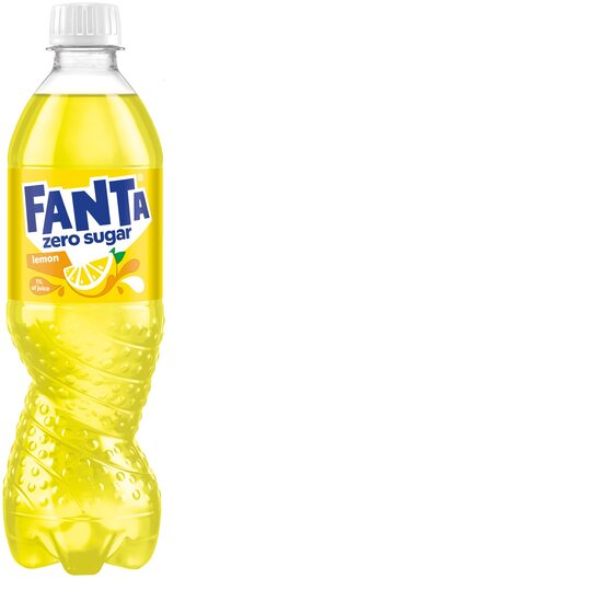 Gāzēts dzēriens FANTA Lemon Zero Sugar, PET, 0.5l (DEP)