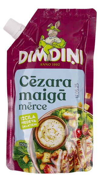 DIMDIŅI Cēzara maigā mērce, 250g