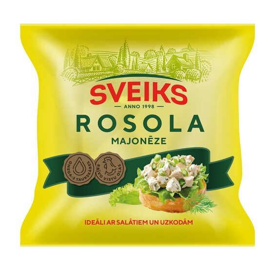 Majonēze SVEIKS Rosola 35%, 250ml