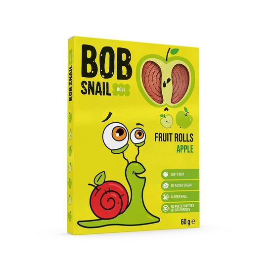 Ābolu rullīši BOB SNAIL, 60g