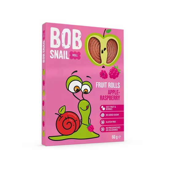 Ābolu un aveņu rullīši BOB SNAIL, 60g