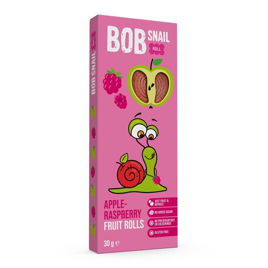 Ābolu un aveņu rullīši BOB SNAIL, 30g
