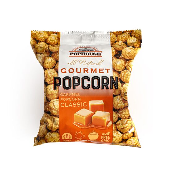 Popkorns POPHOUSE Classic, ar karameli, 65g