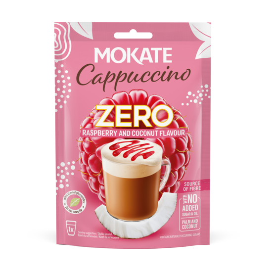 MOKATE CAPPUCCINO ZERO Aveņu/Kokosriekstu garša 20g