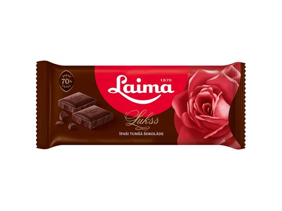Tumšā šokolāde LAIMA Lukss 70%, 90g