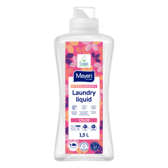 Hipoalerģiska veļas mazgāšanas želeja MAYERI Color, 1.5l