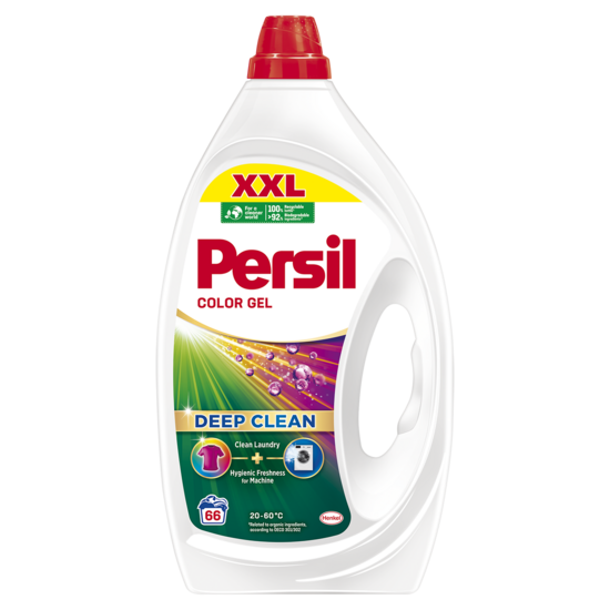 Želeja veļas mazgāšanai PERSIL Color, 66 mazg. reiz., 2.97l