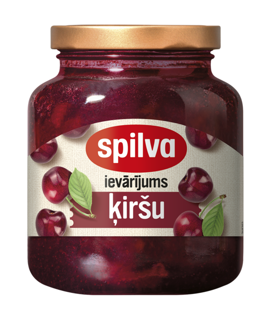 Ķiršu ievārījums SPILVA, 380g