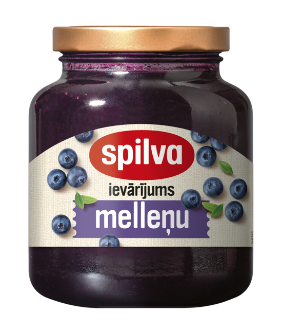 Melleņu ievārījums SPILVA, 380g