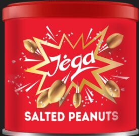 Grauzdēti zemesrieksti Jėga ar sāli (bundžā), 140g