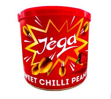 Grauzdēti zemesrieksti Jėga ar saldo čili garšu (bundžā), 140g