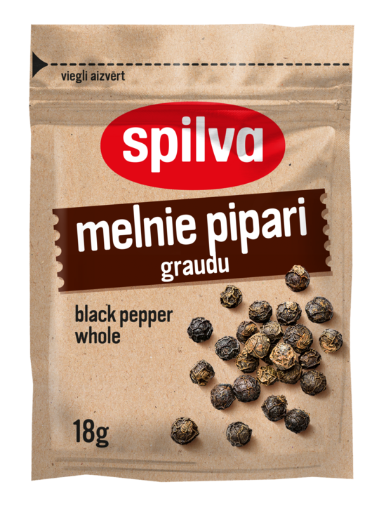 Melnie graudu pipari SPILVA, 18g
