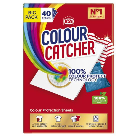 Veļas salvetes K2R Colour Catcher, 40gab
