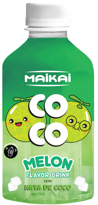 Sulas dzēriens MAIKAI Coco melones, ar kokosriekstu gabaliņiem, PET, 0.28l (DEP)