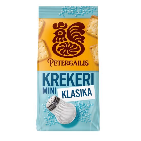 Krekeri Mini PĒTERGAILIS Klasika, sāļie, 70g