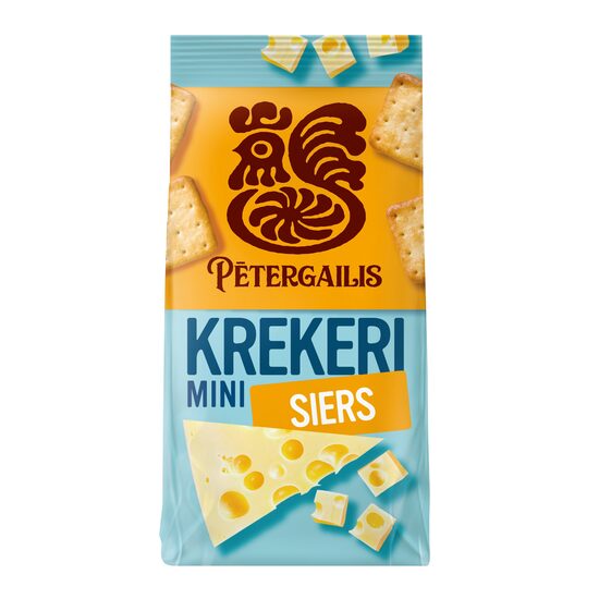 Krekeri Mini PĒTERGAILIS, siers, 72g