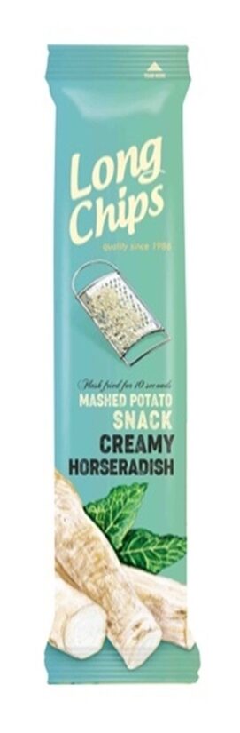 Kartupeļu plāksnes LONGCHIPS ar mārrutku garšu, 75g