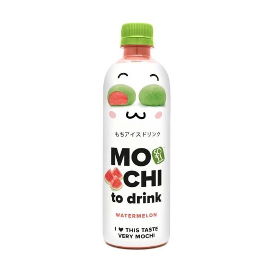 Dzēriens SOTI NATURAL Mochi, ar arbūzu garšu, HDPE, 0.5l