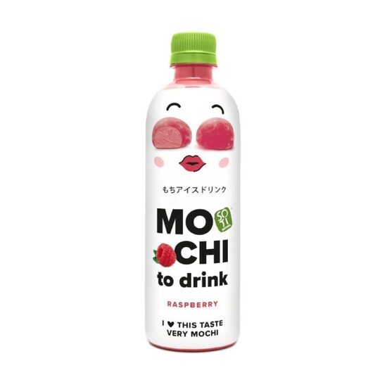 Dzēriens SOTI NATURAL Mochi, ar aveņu garšu, HDPE, 0.5l