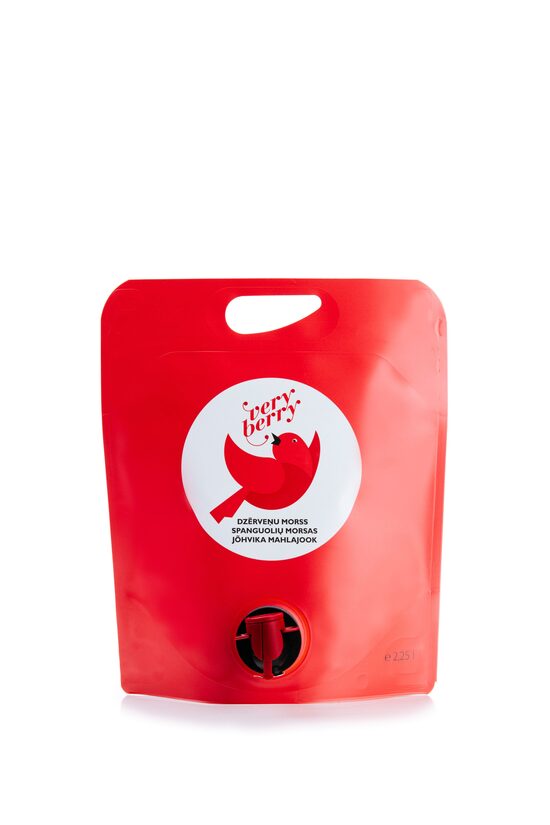 Dabīgais morss VERY BERRY, dzērveņu, BIB, 2.25l