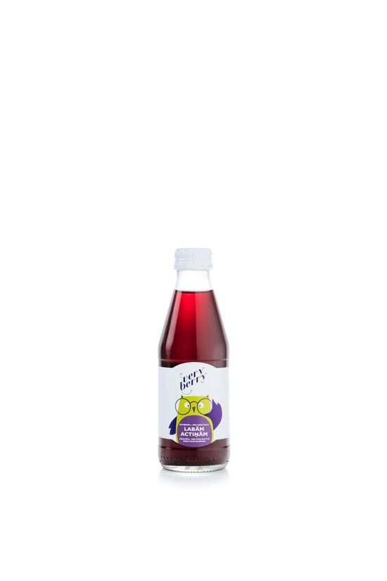 Sula bērniem VERY BERRY "Labām actiņām", stiklā, 0.2l (DEP)
