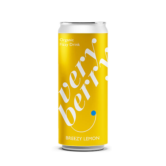 Gāzēts dzēriens VERY BERRY Breezy Lemon, bundžā, 0.33l (DEP)