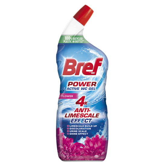 Tualetes tīrīšanas līdzeklis BREF Power Active Gel Flower, 750ml