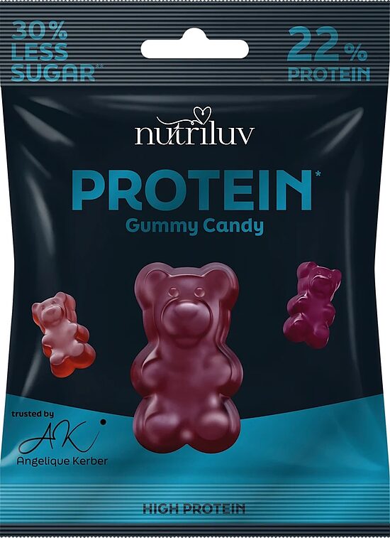 Želejkonfektes NUTRILUV Protein, 75g