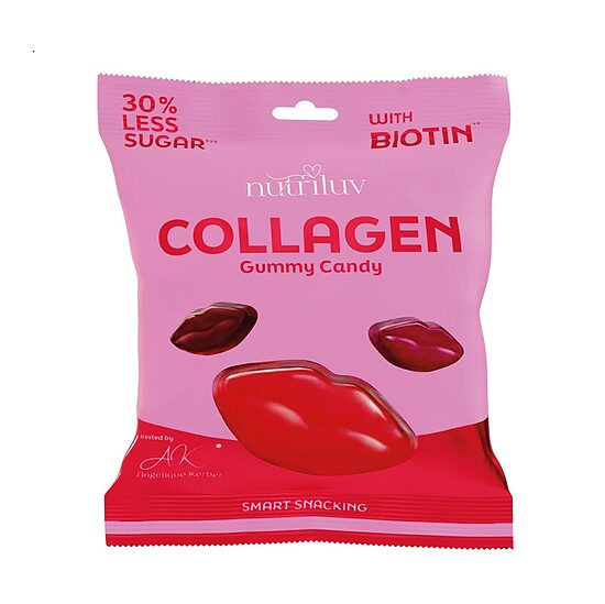 Želejkonfektes NUTRILUV Collagen, 75g
